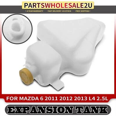 Novo reservatório de líquido de arrefecimento com tampa para Mazda 6 2011-2013 L4 2.5L gasolina L5A315351A - Imagem 1 de 4