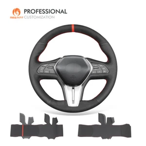 Funda de volante de cuero auténtico MEWANT gamuza para Infiniti Q50 QX50 2018 2019 Q60 - Imagen 1 de 11