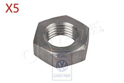 Genuine SKODA VW 105 20 30 35 36 Garde Fabia hexagon nut x5 pcs N10218706 - Image 1 of 2