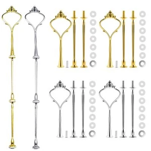 6 Sets Cake Tray Stand Handle 3 Tier Cake Stand Fittings Hardware Holder for - Picture 1 of 7