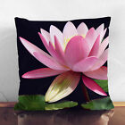 Cushion Cover Bold Water Lily Flower Plush Soft Scatter Throw Pillow Case Sofa