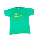 Vintage 80S Moneytree Banking Green Single Stitched T Shirt Large Sportswear
