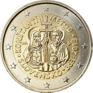 2 Euros Eslovaquia 2013 - Constantino y Metodio - Sin circular - Imagen 1 de 1