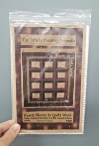 Hearts Bloom in GOD'S WORD Whole Country Caboodle Quilt Block Pattern CHRISTIAN - Picture 1 of 15