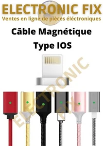 Chargeur Magnétique Câble Nylon Aimanté iOS Compatible avec iphone & ipad - Photo 1 sur 28