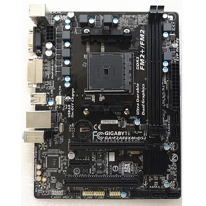 Para zócalo de placa base Gigabyte GA-F2A88XM-DS2 FM2/FM2+ DDR3 4XSATA III - Imagen 1 de 6