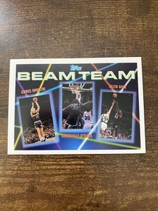 1992-93 Topps Beam Team Chris Mullin Shaquille O'Neal Glen Rice #7 Rookie RC HOF - Picture 1 of 4