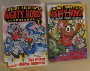 RICKY RICOTTA'S MIGHTY ROBOT ADVENTURES VOL 2 & THE STUPID STINKBUGS FROM SATURN - Picture 1 of 8