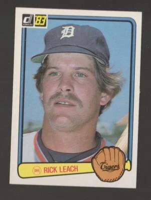1983 Donruss Rick Leach Detroit Tigers #81 Near Mint or Better - Image 1 of 2