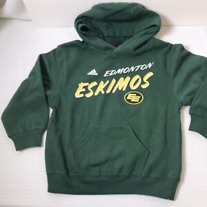 *NEW* Edmonton Eskimos Youth Hoodie, Adidas, Sz. 5/6 CFL Football Team