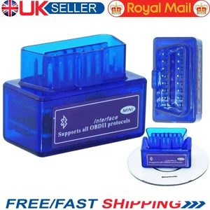 Bluetooth V2.1 ELM 327 Torque OBD2 OBDII Car Diagnostic Auto Scanner Code Reader - Picture 1 of 7