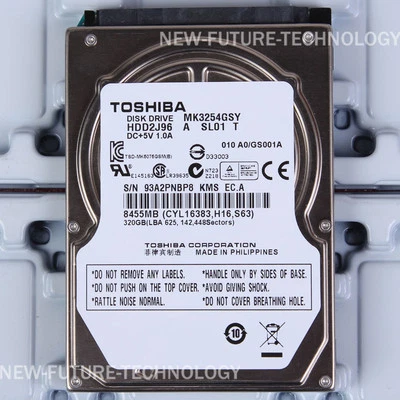 TOSHIBA (MK3254GSY) 320 GB HDD 2.5" 16 MB 7200 RPM SATA Laptop Hard Disk Drive - Image 1 of 2