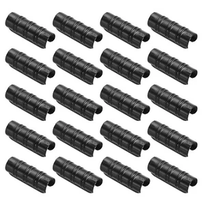 60Pcs 1" 25mm Greenhouse Clamps Clip Plastic Greenhouse Snap Tube Black - Picture 1 of 5