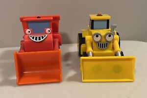 Two Bob The Builder Talking Toys Scoop & Muck 2001 & 2005