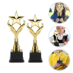2 Stück Pentagramm Pokal Kind Kinder Spiel Auszeichnungen Kinder Wettbewerb - Bild 1 von 12