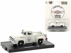 M2 Machines 11228-R90-22-34 Ford F-100 Truck "Holman Moody" weiss 1956 1:64 - Picture 1 of 1