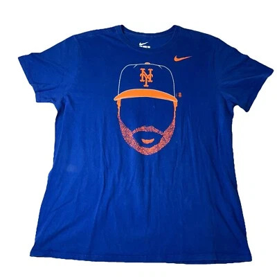 Nike Matt Harvey Camiseta Para Hombres XL Azul Nike Camiseta MANGA CORTA New York Mets Foto 1 de 4