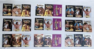 Vintage 1993 Wrestlemania IX 9 Coliseum Video Promo Collectors Cards Uncut MINT - Picture 1 of 8