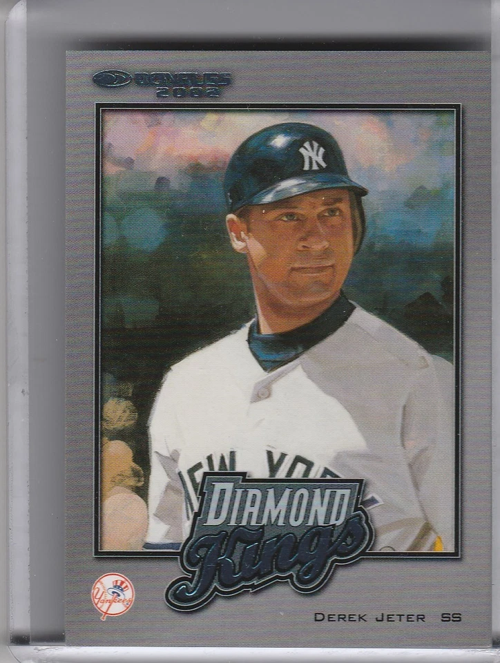 2002 DONRUSS #DK4 DEREK JETER DIAMOND KINGS NEW YORK YANKEES 850/2500 A138 - Image 1 of 1