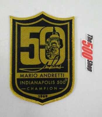 Parche Celebrando Mario Andretti 50 Aniversario 1969 Indianápolis 500 Campeón Foto 1 de 4