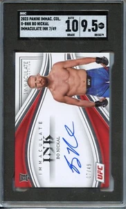 2023 Panini Bo Nickal Immaculate Ink /49 SGC 9.5 AUTO 10 - Picture 1 of 1