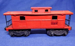 American Flyer O-Gauge Red 484 Caboose VG senza scatola funziona bene - Foto 1 di 4