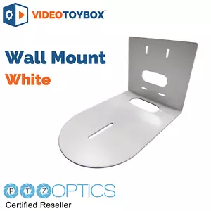 PTZOptics Small Universal Wall Mount - HCM-1-WH - White - Picture 1 of 1