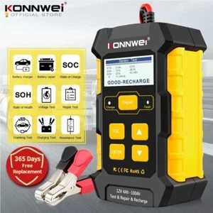 KONNWEI Car Battery Charger Tester 12V 5-Amp Fully Automatic Smart Pulse Repair - Picture 1 of 10
