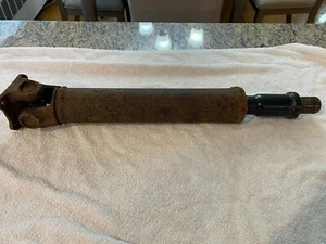 Toyota Land Cruiser FJ40 3 Speed 22.25" Driveshaft with U-Joint and Flange OEM - Picture 1 of 13
