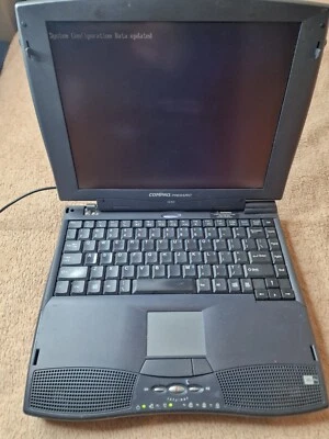 Vtg Compaq Presario 1230 Laptop For Parts Read Description  - Image 1 of 4