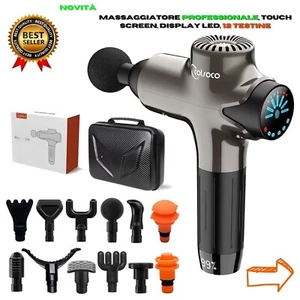 Massaggiatore professionale, Pistola massaggio muscolare Gun Massage, 12 testine - Foto 1 di 5