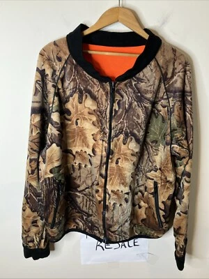 Chaqueta Ligera Vintage Cabelas Advantage Camuflada Reversible Cremallera Completa Hombres XL EE. UU. Foto 1 de 4