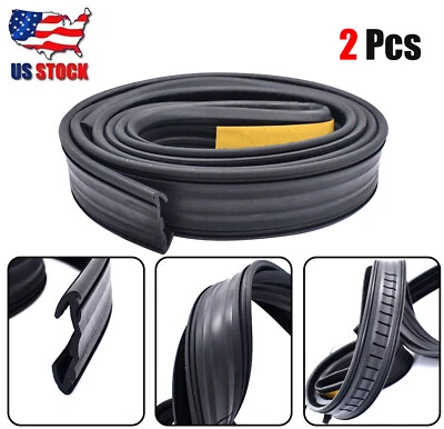 2 piezas para camioneta Chevy GMC camioneta puerta delantera vidrio canal de funcionamiento sello de resistencia a la intemperie Foto 1 de 4