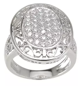 Anillo de moda estilo antiguo de plata esterlina de 0,75 quilates para mujer talla 5-9 - Imagen 1 de 4