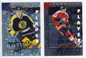 1997-98 PINNACLE BAP Signature Auto ANDREW CASSELS SILVER DIE CUT #8 Be Player