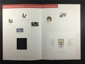 GERMANY ART-EDITION 1999/37 2086 TIERE FLEDERMAUS BATS BAT - Picture 1 of 6