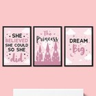 Girls Bedroom Wall Art Girls Bedroom Decor Princess Art Girls Nursery Pictures