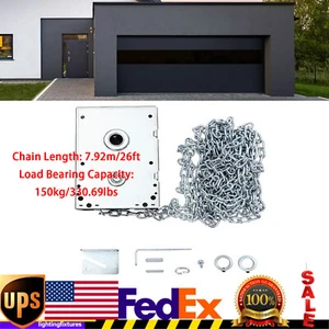 For Roll Up Doors 4:1 Gear Ratio Garage Door Chain Hoist Opener, Chain Hoist - Picture 1 of 10