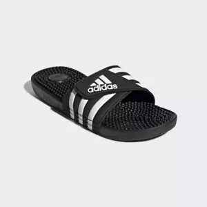 Adidas Adissage Slides Core Negro/Blanco Nube/Núcleo Negro (F35580) - Imagen 1 de 3