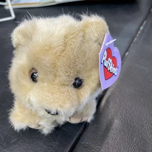 Swibco Puffkins Honey Bear Plush Stuffed Animal 4" Retired Bean Bag Stuffy Kids - Picture 1 of 2