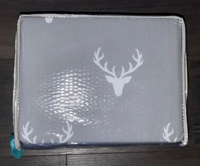 Juego de sábanas Martha Stewart 100 % algodón franela 4 piezas cuerno reno completo nuevo en stock Foto 1 de 4