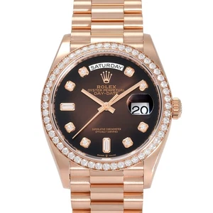Rolex Day-Date 36 128345RBR Brown Ombre/10PD Dial  - Bild 1 von 6