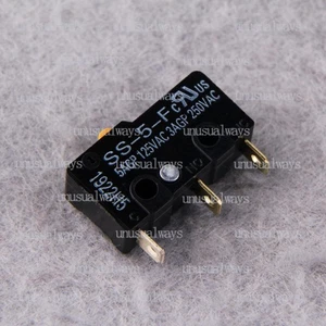 5PCS NEW   SS-5-F 3 Pins Micro switch #F9 - Picture 1 of 4