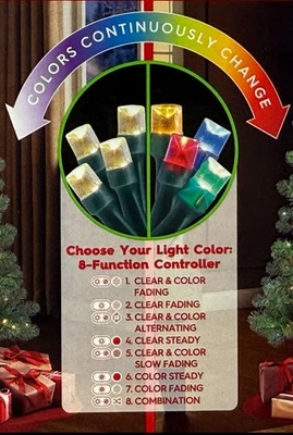 4 ft Pre-Lit Indiana Spruce Artificial Christmas Tree COLOR-CHANGING LED Lights - Image 1 of 4
