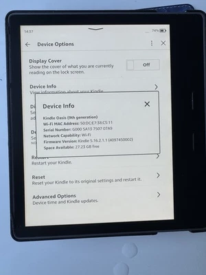 Amazon Kindle Oasis 32gb - Bild 1 von 3