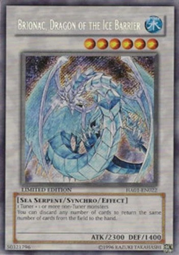 Damaged Brionac, Dragon of the Ice Barrier - HA01-EN022 - Secret Rare - Limited  - Image 1 of 1