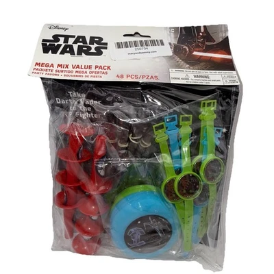 Disney Star Wars Galaxy Of Adventures Party Favors Mega Mix Value Pack 48-pcs - Image 1 of 4