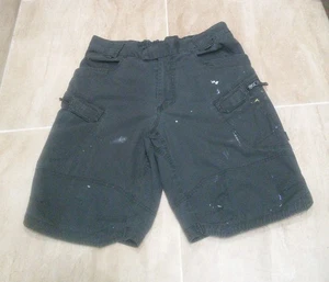 Men's Helikon-Tex Cargo Shorts Urban Tactical Green Thrashed Distressed Sz 36 - Picture 1 of 11