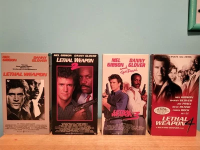 Lethal Weapon VHS Collection 1,2,3,4, Warner Home Video  - Image 1 of 4