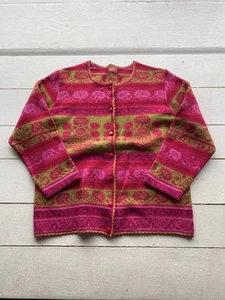 Oleana Silk / Wool Cardigan Made in Norway - Picture 1 of 9